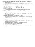 PHẢN ỨNG OXY HOÁ KHỬ