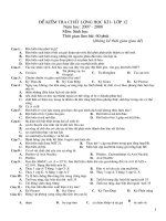 Đề sinh 12