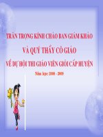 Bài giang dự thi GVG