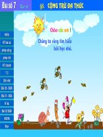 Tiet 60 cộng trừ DA THỨC