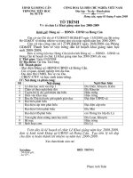 Khai giảng năm học 2008-2009