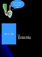 Hình học 6 - Vẽ đoạn thẳng