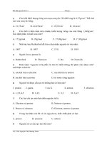 NGUYÊN TỬ - 20 câu cơ bản