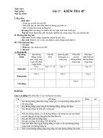 giáo án KT hinh 7 chuong I(có ma trận)