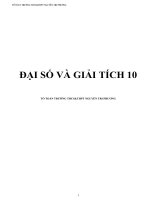 tài liệu phụ đạo toán 10