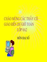 Tiết 15: Chia đơn thức cho đơn thức