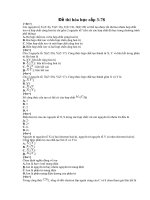 Đề thi trắc nghiệm hóa học cấp 3-78