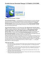 Internet Download Manager 5 ( Dùng luôn )