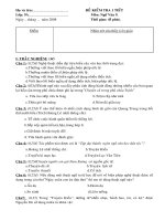 de KT van9 tuan 10-co ma tran,dap an