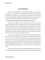 Nhận xét những ưu nhược điểm và đề ra các giải pháp nhằm hoàn thiện các phần hành kế toán tại công ty TNHH TMVT Hùng Ngân