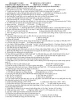 Kiểm tra 1 tiết HK 1 lớp 12 cơ bản