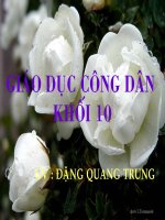 bài 6: Khuynh hướng ...