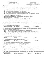 Trắc nghiệm chương 2