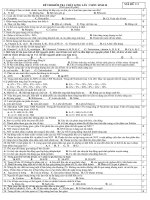 đề KT chất lượng sinh 10 + Đ. A