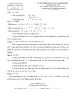 Đề thi môn toán vào THPT Chuyên Bắc Ninh 2008-2009