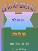 Giáo ân điện tử Thể dục