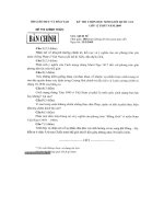 đề thi hsg quốc gia Lịch sử 2009