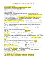 Trắc nghiệm: Hạt nhân ng tử - ĐA