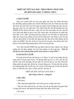 Thiết kế bài giảng theo pp mới