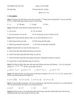 de thi trac nghiem HKI