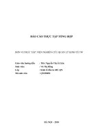 BÁO CÁO THỰC TẬP TỔNG HỢP VIỆN NGHIÊN CỨU QUẢN LÝ KINH TẾ TW