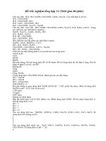 bài tập trắc nghiệm tổng hợp học kì 1