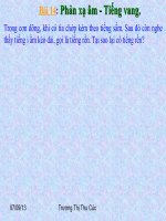 PHAN XẠ ÂM TIẾNG QUANG