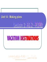 Unit 14 - Lesson 1