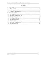 Thiết kế hệ thống thông tin công ty FPT thành phố Hồ Chí Minh