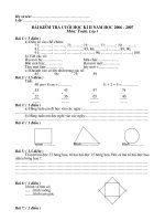 Đề Kiểm tra học kỳ 2 (L1-L5)