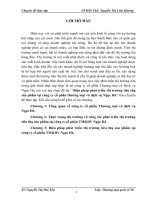 Biện pháp phát triển thị trường tiêu thụ sản phẩm tại công ty cổ phần thương mại và dịch vụ Ngọc H