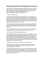 kinh nghiệm hoc TA qua internet