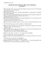 TUYEN TAP DE GIAI TOAN CA SIO