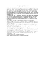 Cải thiện tốc độ BOOT của XP