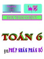 Chuong III  - Bai 10: Phep nhan phan so