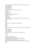 Đề kiểm tra lớp 10