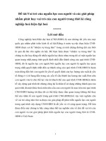 Vai trò của nguồn lực con người và các giải pháp nhằm phát huy vai trò của con người trong thời kì công nghiệp hoá hiện đại hoá