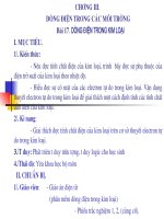 Bài 13. Dòng điện trong kim loại