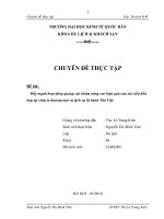 Đẩy mạnh hoạt động quảng cáo nhằm nâng cao hiệu quả của xúc tiến hỗn hợp tại công ty thương mại và dịch vụ lữ hành Tân Việt