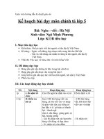 chính tả hà nội lớp 5