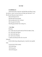 Một số thông tin về Hà Nội