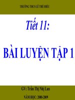 tiêt 11 luyện tập