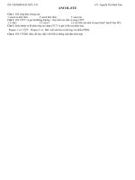 ôn tập ancol- e te