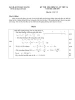 Đề HSG Hậu Giang 2008 CÓ ĐA