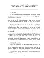 Bước đầu soạn giảng theo chương trình SGK mới