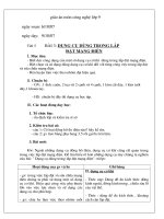 giáo án công nghệ 9 HÓT