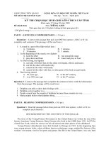 học sinh giỏi lớp 9 cấp tỉnh