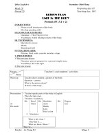 giáo án english 6 KH II