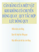 bài:cân bằng vật rắn