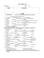 Test 1 G9(2nd Semester)